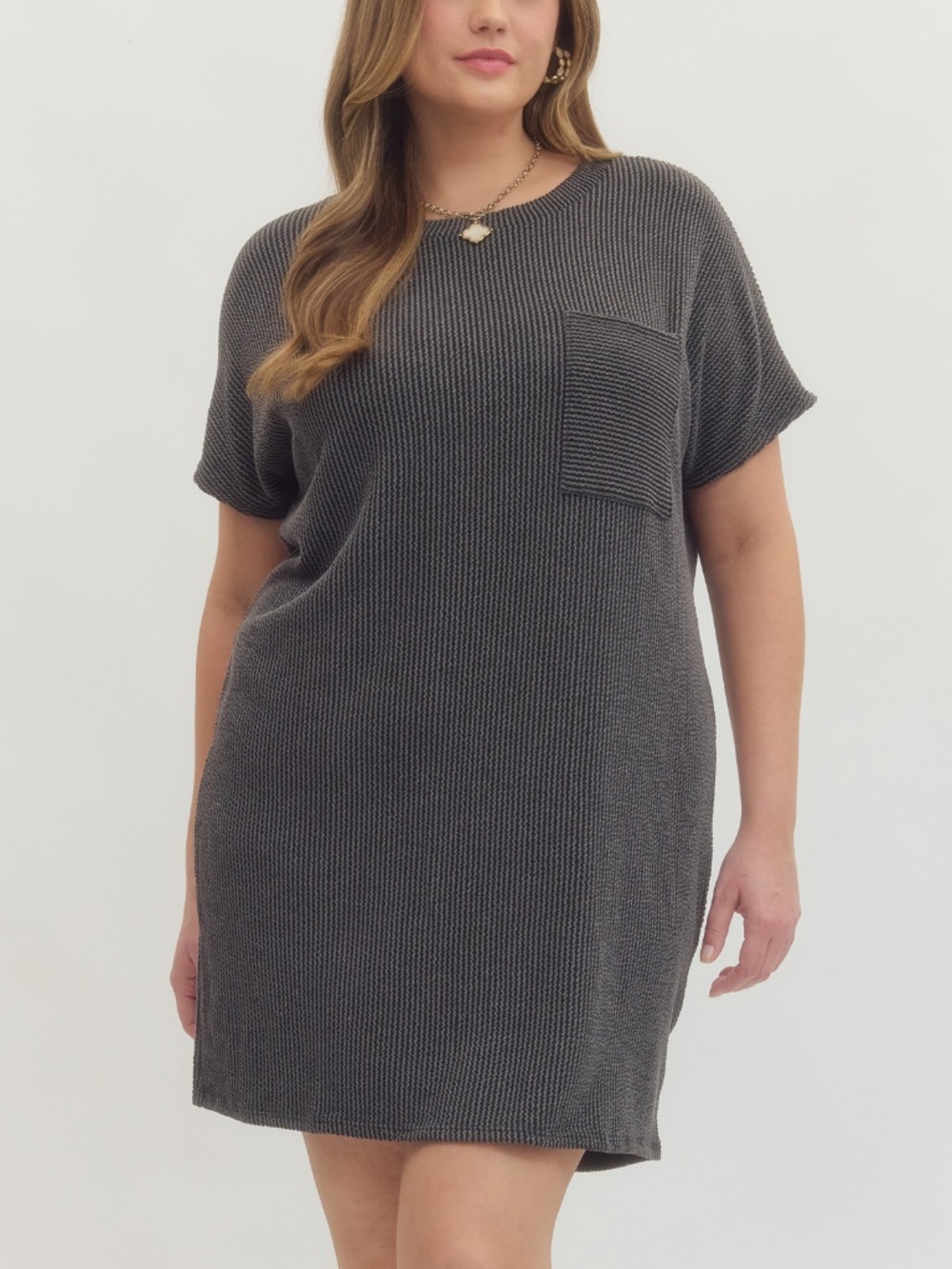 entro Texture Cotton Dress